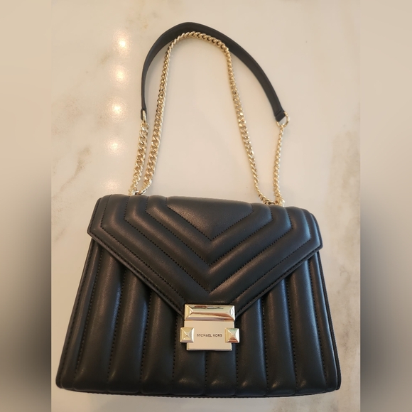 Michael Kors Handbags - Michael KORS black Whitney Quilted Leather Bag. Gorgeous Like New Condition